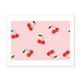 Cherry Fruit Pattern Art Print By Artists Collection