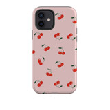 Cherry Fruit Pattern iPhone Tough Case By Artists Collection