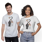 Cats In Love T-Shirt By Vexels