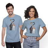 Cats In Love T-Shirt By Vexels