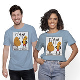 Potato To Fries Gym T-Shirt By Vexels