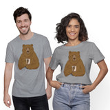 Tired Bear Drinking Coffee T-Shirt By Vexels