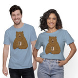 Tired Bear Drinking Coffee T-Shirt By Vexels
