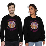 Anything You Can Do I Can Do Slower Sloth Crewneck Sweatshirt By Vexels