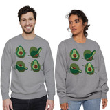 Avocado Yoga Crewneck Sweatshirt By Vexels