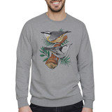 Birds On A Branch Crewneck Sweatshirt By Vexels
