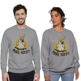 Chubby Cockatoo Wants More Seed Crewneck Sweatshirt By Vexels