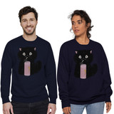 Electric Cat Crewneck Sweatshirt By Vexels