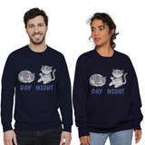 Gamer Cat Crewneck Sweatshirt By Vexels
