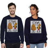 Potato To Fries Gym Crewneck Sweatshirt By Vexels