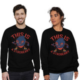 This Is A Stroberry Strawberry Thief Crewneck Sweatshirt By Vexels