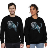 Astronaut Husky Crewneck Sweatshirt By Vexels