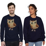 Cat Owl Crewneck Sweatshirt By Vexels