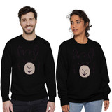 Llama Face Crewneck Sweatshirt By Vexels