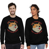 Not Your Keys Not Your Coins Dog Crewneck Sweatshirt By Vexels