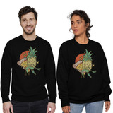 Pizza And Pinneapple Forbidden Love Crewneck Sweatshirt By Vexels