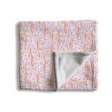 Abstract Animal Skin Pattern Fleece Blanket By Artists Collection