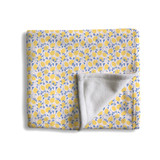 Abstract Lemons Pattern Fleece Blanket By Artists Collection