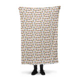Abstract Rainbows Pattern Fleece Blanket By Artists Collection