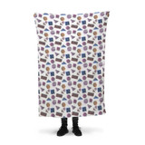 Abstract Shapes Pattern Fleece Blanket By Artists Collection