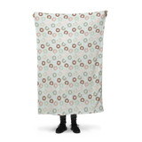 Donut Pattern Fleece Blanket By Artists Collection
