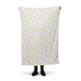 Easter Bunny Pattern Fleece Blanket By Artists Collection
