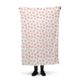 Flower Pattern Fleece Blanket By Artists Collection