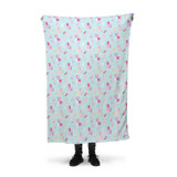 Grl Pwr Pattern Fleece Blanket By Artists Collection