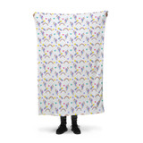 Magical Unicorn Pattern Fleece Blanket By Artists Collection