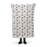 Paradise Island Pattern Pattern Fleece Blanket By Artists Collection