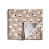 Sheep Pattern Fleece Blanket By Artists Collection