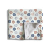 Smileys Pattern Fleece Blanket By Artists Collection