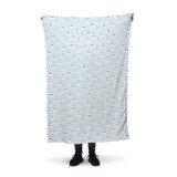 Snowman Pattern Fleece Blanket By Artists Collection