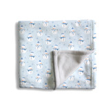 Snowman Pattern Fleece Blanket By Artists Collection