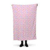 Sprinkles Pattern Fleece Blanket By Artists Collection