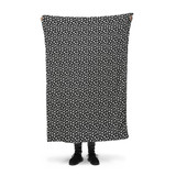 Tumbling Dice Pattern Fleece Blanket By Artists Collection