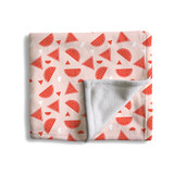 Watermelon Pattern Fleece Blanket By Artists Collection