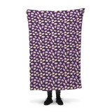 Zodiac Signs Pattern Fleece Blanket By Artists Collection