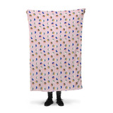 Yin And Yang Pattern Fleece Blanket By Artists Collection