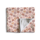 Valentines Hearts Pattern Fleece Blanket By Artists Collection