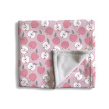 Sweet Apples Pattern Fleece Blanket By Artists Collection