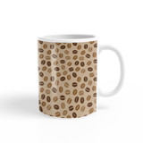 Coffee Beans Pattern Coffee Mug By Artists Collection