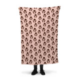 Spiritual Vector Pattern Fleece Blanket By Artists Collection