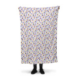 Pencil Strokes Pattern Fleece Blanket By Artists Collection