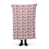 Panda Love Pattern Fleece Blanket By Artists Collection