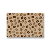Coffee Beans Pattern Canvas Print By Artists Collection