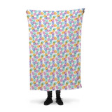 Easter Eggs Pattern Fleece Blanket By Artists Collection