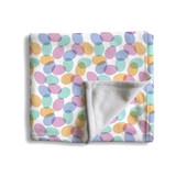 Easter Eggs Pattern Fleece Blanket By Artists Collection