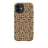 Coffee Beans Pattern iPhone Tough Case By Artists Collection