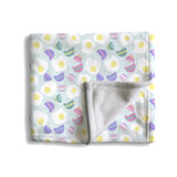 Cracked Eggs Pattern Fleece Blanket By Artists Collection
